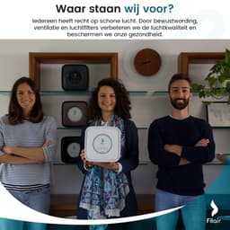 Filair Luchtreiniger - Met Print link - 3 in 1 filter - Luchtreiniger bij printer - Luchtzuiveraar met Hepa filter - Koolstoffilter - Magnetisch - Air Purifier - 30m² - Printer - Zwart — thumbnail 15