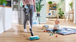 Bosch BCS71HYG4 steelstofzuiger & elektrische bezem Batterij/Accu Droog en nat HEPA Zakloos 0,3 l 23,5 W Zwart, Wit 3 Ah — thumbnail 4