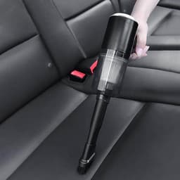 Handstofzuiger Snoerloos – Auto stofzuiger – 2 opzetstukken en HEPA filter – USB Oplaadbaar - Zwart — thumbnail 3