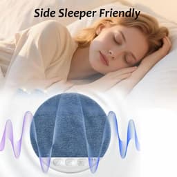Slaapsprekers - Kussen Luidspreker voor Slapen - Ultradun (0,47 inch) - Geplande afsluiting - Onderkussen Bluetooth Speaker - Botgeleiding Technologie - Witte Ruis - batterijduur - Draadloos - Private Slaap Luidspreker voor Volwassenen & Kinderen — thumbnail 4