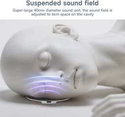Kussenluidspreker Bluetooth 2026 – Nieuwe draagbare mini-luidspreker voor onder het kussen, met botgeleiding. Kussenluidspreker met timerfunctie, draadloze inslaaphulp met stereobas. — thumbnail 3