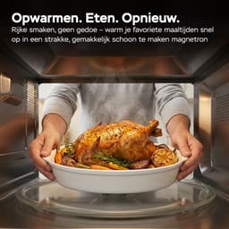 Turbotronic MW20 Vrijstaande Magnetron - Microwave - 20 Liter - Zwart — thumbnail 6