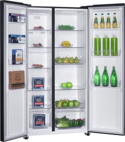 Exquisit CDJ445-041EG - Amerikaanse koelkast - Met Display - 5 Jaar Garantie - Ice-Twister - Snelvries functie - No Frost - 442 Liter - Inox — thumbnail 6
