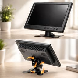 Gabrys® Draagbare scherm - groot scherm - HDMI Display - Portable Monitor - Beeldscherm -10.1 Inch - 1024x600 - auto - vrachtwagen - Draagbare monitor - Draagbare scherm - Monitor voor bewakingscamera - mini TV - 1 jaar Garantie — thumbnail 5