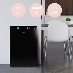 PRIMO PR198FR Koelkast Tafelmodel - Kleine Koelkast - 131L - 35 dB Stil - Energielabel C - Zwart — thumbnail 4