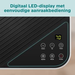SereneLife Mobiele Airco 7000 BTU - Airconditioner met Afvoerslang - 3-in-1 Koelen, Ventileren en Ontvochtigen - Inclusief Raamafdichtingskit - Stil 54 dB — thumbnail 9
