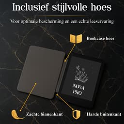 SwayTosh E-Reader Nova Pro – 6 inch 2025 – 64GB + Cloud Opslag – Ereader Met Luxe Hoes – Storytel-Ondersteuning – Schermverlichting en Nachtmodus – E Reader Voor Ebook & Luisterboeken – Met Oplader — thumbnail 8