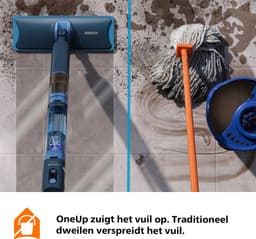 Philips OneUp Elektrische Dweil 5000 series XV5113/01 - Dweilsysteem - Vloerreiniger - Vuil water opzuigen - 2 standen - 70min dweilen - Geen emmer nodig — thumbnail 4