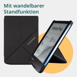 PocketBook Verse Pro Azure e-reader – Inclusief Origami Zwart Hoesje (shell cover) – Voordeelbundel — thumbnail 2
