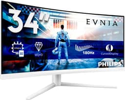 Philips Evnia 34M2C5501A - QHD Curved Ultrawide Gaming Monitor - Ambiglow - 180Hz - 34 inch — thumbnail 11