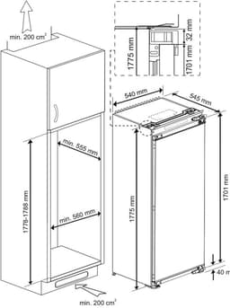 Beko BSSA315E4FN - Inbouw koelkast - 178 cm - deur-op-deur — thumbnail 5