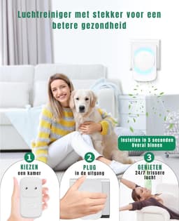 RUX® Ozon Generator - Ozon - Generator - Wit - ‎6cm x 6cm x 10cm — thumbnail 2
