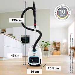 Bosch ProSilence BGB6SIL0L Serie 6 - Stofzuiger met zak - 12mtr bereik - HEPA hygienefilter - 66db - Afstandsbediening in handvat - Wit — thumbnail 4