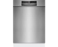 Bosch SMU6ECS12E - Serie 6 - Inbouwvaatwasser - 60 cm - Geborsteld staal - Energielabel A - Home Connect