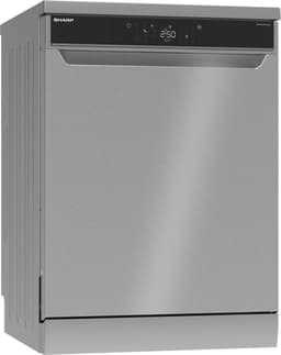 Sharp QWNA4YF44AIEU - vrijstaande vaatwasser - energie label A - 9 liter waterverbruik - 10 jaar motorgarantie - RVS deur — thumbnail 5