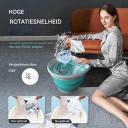 Kleine Wasmachine - Draagbare Wasmachine - Met Centrifuge — thumbnail 5