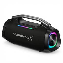 VolkanoX Ignite Bluetooth Speaker - Muziek box - 140W Partybox met RGB Verlichting - Spatwaterdicht - FM Radio - TWS - Zwart — thumbnail 2