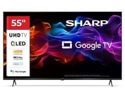 Sharp Aquos 55HP5465 - 55 inch 4K UHD QLED met Google TV