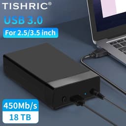 Externe Hdd Zaak 2.5/3. 5 SSD HDD Externe Harde Schijf Doos Behuizing 5Gbps/s Sata Naar Usb 3.0 Harde Schijf Geval Adapter — thumbnail 4