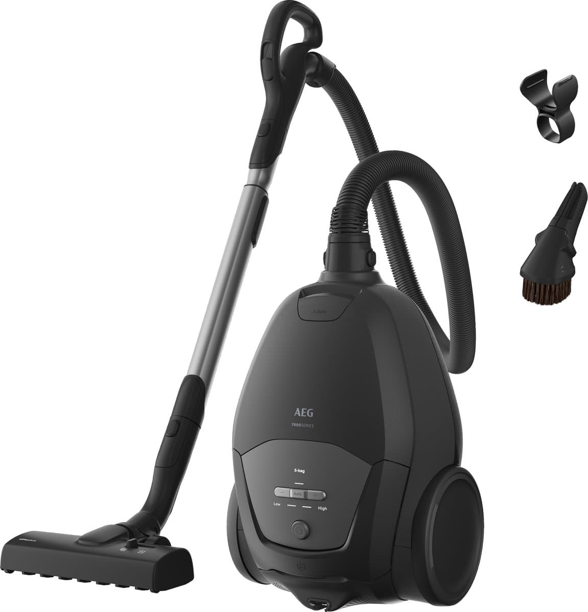 AEG AB71U1GG Ultimate 7000 - Stofzuiger met zak - Granite Grey - AllFloor zuigmond — afbeelding 1