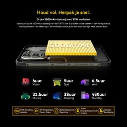 Blackview FORT 5 - Robuuste Smartphone - 4G - 36GB RAM - 256GB ROM - 6.78 inch 120Hz - Robuuste Telefoon - Nachtzicht - Android 16 - NFC - GPS - Geel — thumbnail 14