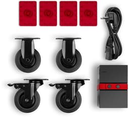 Teufel ROCKSTER 2 - Grote Bluetooth-luidspreker - Mobiel evenementgeluidssysteem met wieltjes, 440 W, met lange accuduur, 380 mm woofer, snellaadfunctie, robuuste feestluidspreker - zwart — thumbnail 8