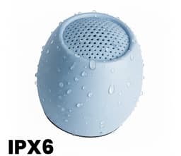 Boompods, Draadloze TWS Bluetooth-miniluidspreker Zero Ocean-collectie Waterdicht IPX6, Lichtblauw — thumbnail 3