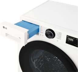LG RHX5009TWB warmtepompdroger 9 kg met Dual Inverter Heat Pump voor gelijkmatig en energiezuinig drogen - Sensor Dry stopt automatisch bij droog - Zelfreinigende condensor voor duurzaam rendement en ThinQ slimme bediening. Energieklasse B — thumbnail 5