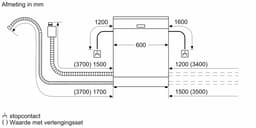 Siemens iQ300 SN23HW05KE - Vrijstaande vaatwasser - 60 cm - Wit - Home Connect — thumbnail 14
