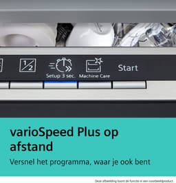 Siemens iQ100 SR61HX17KE – Volledig geïntegreerde vaatwasser – 45 cm – Home Connect – infoLight — thumbnail 8