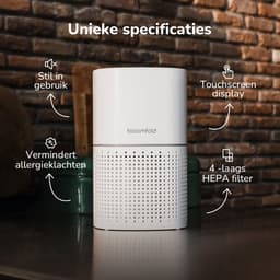 Bloomfold Luchtreiniger - Air Purifier - HEPA 13 filter + koolstoffilter - CADR: 240m3/h - Luchtkwaliteit indicator - 3 standen + slaapstand — thumbnail 2