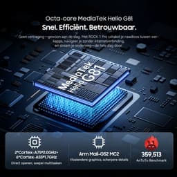 Blackview ROCK 1 Pro - Robuuste Smartphone met 2D Scanner - 4G - 32GB RAM - 256GB ROM - 6.56 inch - 15000mAh Robuuste Telefoon - Android 16 - Nachtzicht - NFC - GPS - Zwart — thumbnail 11