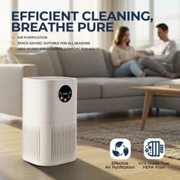 MIAAD luchtreiniger - Air purifier - Luchtreiniger met HEPA filter - voor huisallergieën en huisdierenhaar, rokers in de slaapkamer — thumbnail 8