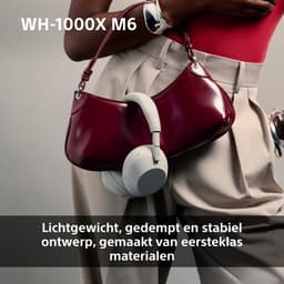 Sony WH-1000XM6 - Draadloze koptelefoon met Noise Cancelling - Roze — thumbnail 13