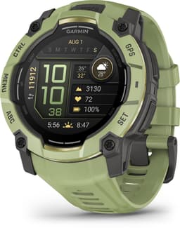 Garmin Instinct® 3 - Smartwatch - AMOLED - 50 mm - Fern Green - Limited edition — thumbnail 3