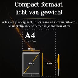 SwayTosh E-Reader Nova Smart – 6 inch 2026 – 36GB Opslag – Schermverlichting en Nachtmodus – E Reader Voor Ebook – Met Oplader — thumbnail 8