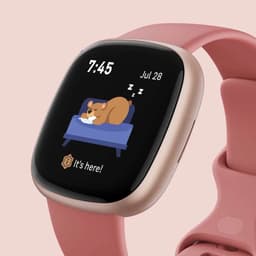 Fitbit Versa 4 - Smartwatch dames en heren - Roze — thumbnail 7