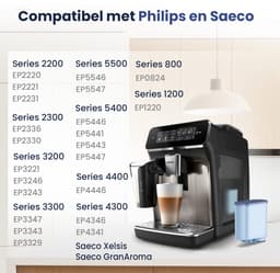 6x Mutital Waterfilter voor Philips Saeco - Filterpatroon voor Koffiemachine - Compatibel met CA6903 AquaClean LatteGo - 3 Maanden per Filter — thumbnail 3