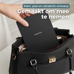 Haussgoods E-Reader – E-Ink – E-Book Reader – 6 inch – Inclusief Harde Cover & Stretch Band – Zwart — thumbnail 4