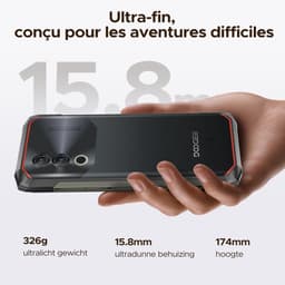 DOOGEE Blade 10 Power 4G - Robuuste Smartphone - Robuuste Telefoon - 24 GB RAM + 256 GB ROM/2TB TF - 10300 mAh/18 W - Android 16 - NFC - GPS - Face ID - IP68 - Zwart — thumbnail 7