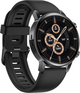 Belesy® MIRACLE - Smartwatch Heren - Horloge – Stappenteller – Calorieën - Hartslag – Sporten - Belfunctie - Je eigen foto als wijzerplaat - Kleurenscherm - Full Touch – Siliconen - Zwart - Moederdag — thumbnail 2