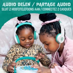 TIMIO Opvouwbare Kinder-Koptelefoon, Hoofdtelefoon, Headphones | Licht, Klein, Compact | Compatibel met TIMIO Player en andere Apparaten | Volume beperkt tot 85dB | Afneembare Kabel | Muziek delen — thumbnail 7