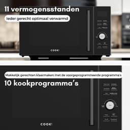 COOK-IT Combi Magnetron Vrijstaand 25L - Heteluchtoven en Grill - 25L — thumbnail 5