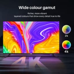 RCA RAQ43UN1 - 43 Inch (109 cm) - 4K UHD Smart TV - Frameless Design - Google Play Store - Spraakbediening - Dual-band WiFi — thumbnail 4