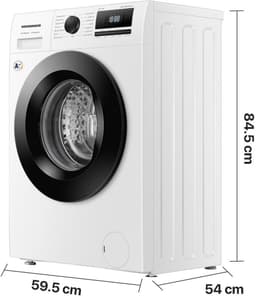 Heinner HWM-HME9014IVA10+++ Wasmachine - 9 kg - 1400 tpm - Energieklasse A-10% - Stoomfunctie met Allergy Care & Baby Care - 15 Programma’s - Quick Wash 15 min - Inverter Motor - Wit - 5 Jaar Garantie — thumbnail 5