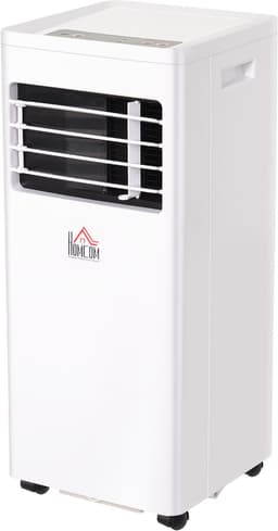 Mobiele Airconditioner 3-in-1 – Koelen, Ontvochtigen & Ventileren – 24h Timer, 2 Snelheden – 30,5 x 32,8 x 67,8 cm / 12,0 x 12,9 x 26,7 inch – Wit — thumbnail 1