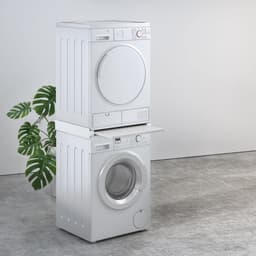 DYNA® Tussenstuk Wasmachine Droger - Stapelkit - Tussenstuk Wasmachine en Droger - Tussenstuk Wasmachine Droger Zwart - Tussenstuk Wasmachine Droger Aeg - Wit - 60cm x 72cm x 10cm — thumbnail 9
