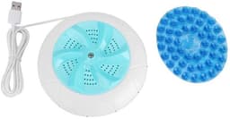Draagbare, schattige wasmachine, huishoudelijke reiswasmachine, semi-automatisch, kleine, opvouwbare, zakelijke reiswasmachine, turbo (groen) — thumbnail 1