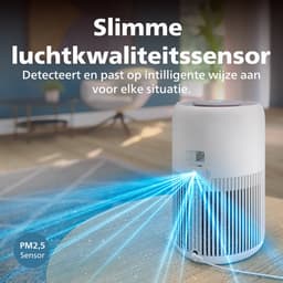 Philips PureProtect 900 Series - Luchtreiniger - CADR 250m3/u - Ruimtes tot 65m2 - 3 laags HEPA filtratie - Air+ App - Stille Reiniging - Compact - Wit - AC0950/10 — thumbnail 8