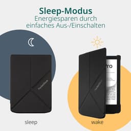 PocketBook Verse Pro Azure e-reader – Inclusief Origami Zwart Hoesje (shell cover) – Voordeelbundel — thumbnail 3